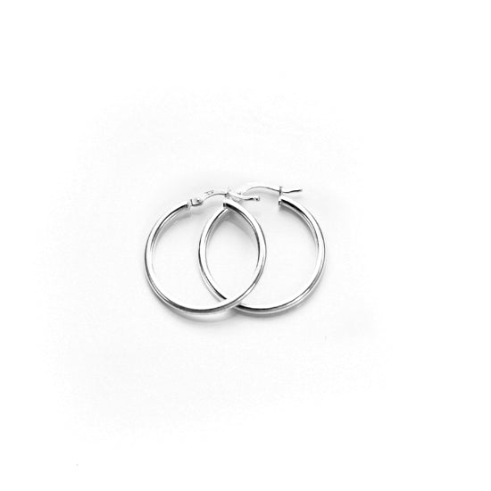 Sterling Silber 2mm Ohrringe