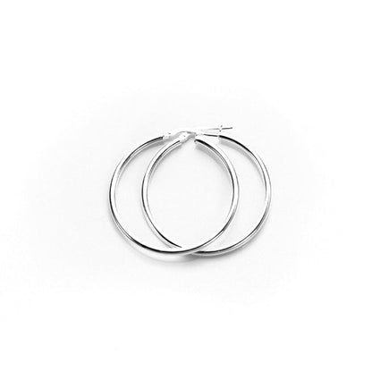 Sterling Silber 2mm Ohrringe