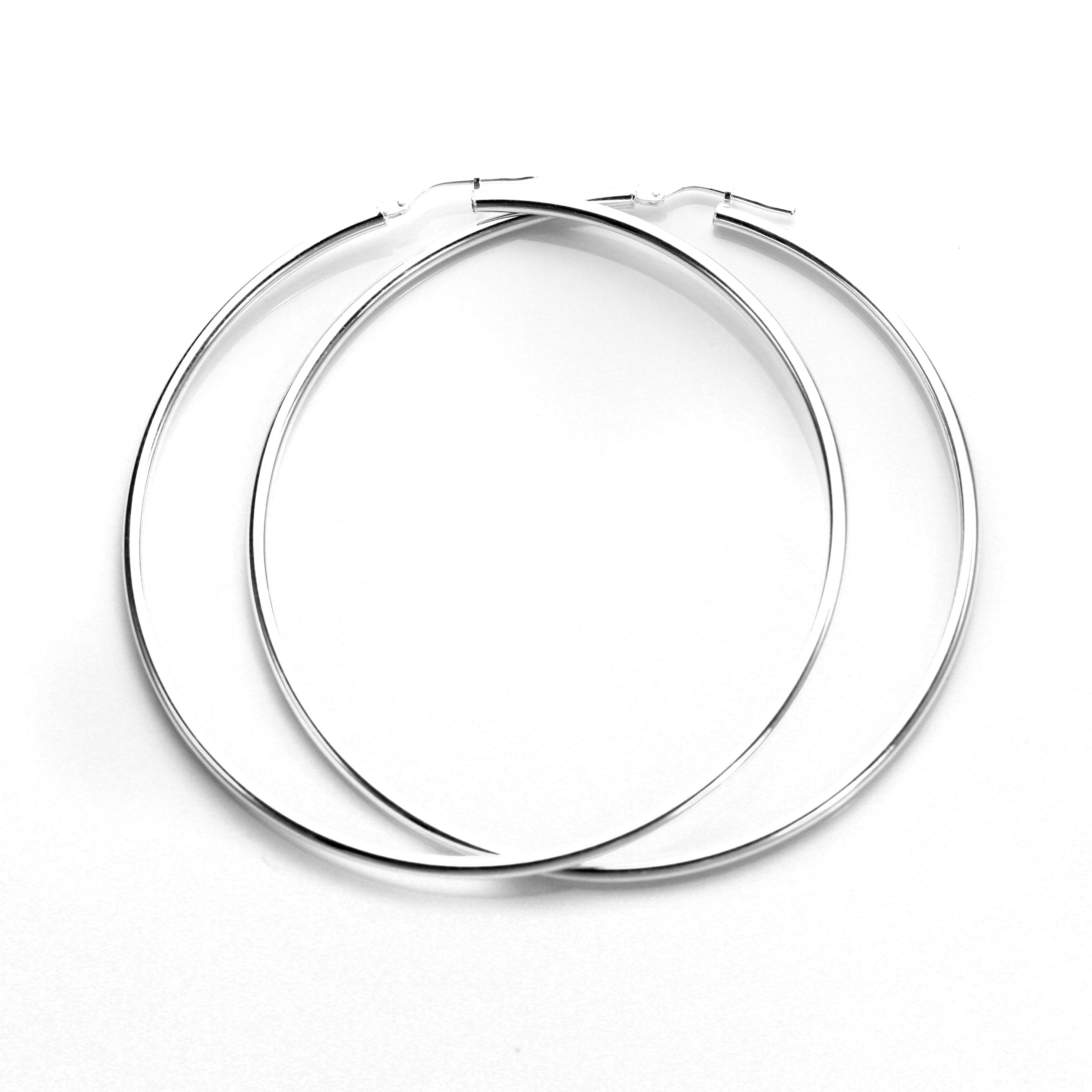 Sterlingsilber 2 mm Ohrringe