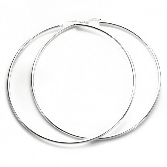 Sterling Silber 2mm Ohrringe