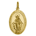 9 Karat Gold Wundertätige Medaille