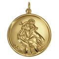 9 Karat Gold St. Christophorus Anhänger