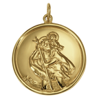 9 Karat Gold St. Christophorus Anhänger