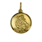 9 Karat Gold St. Christophorus Anhänger