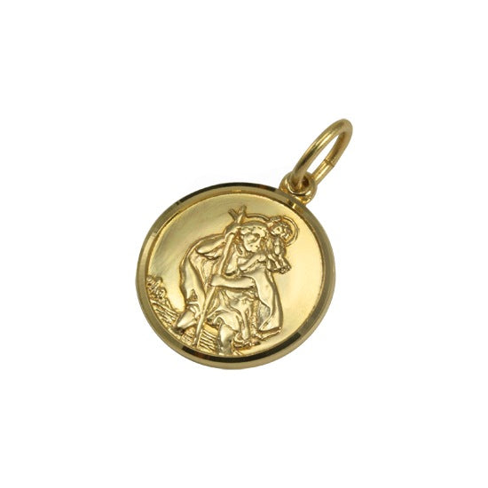 9 Karat Gold St. Christophorus Anhänger