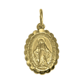 9 Karat Gold Wundertätige Medaille