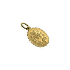 9 Karat Gold Wundertätige Medaille