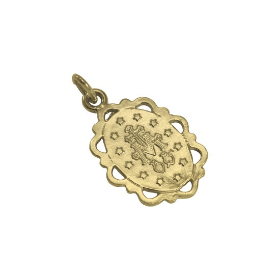 9 Karat Gold Wundertätige Medaille