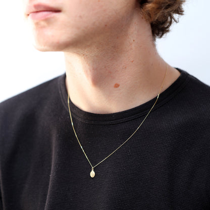 Halskette mit Miraculous Mary-Medaille aus 9 Karat Gold