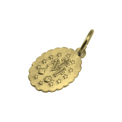 9 Karat Gold Heilige Maria Anhänger