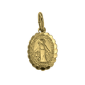 Heilige-Maria-Anhänger aus 9 Karat Gold