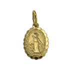Heilige-Maria-Anhänger aus 9 Karat Gold