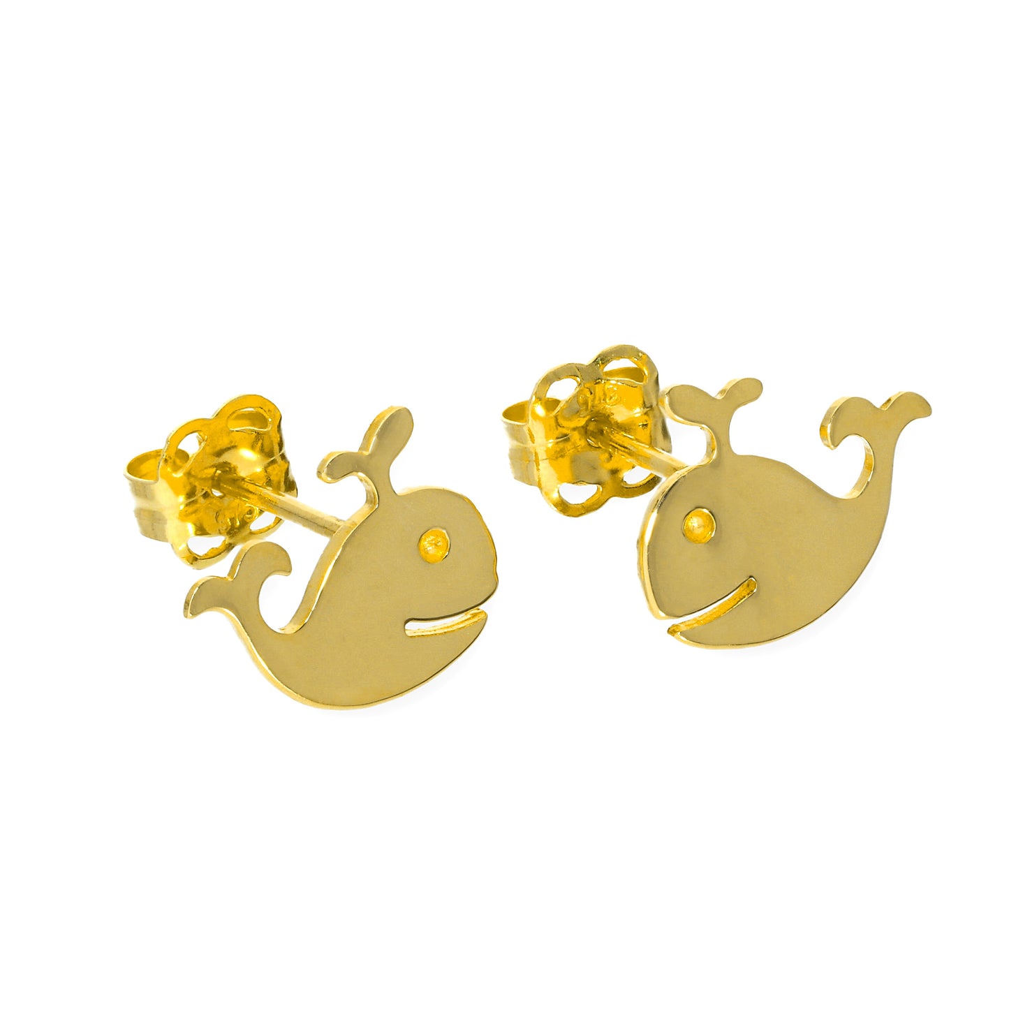 9 Karat Gold Wal Ohrstecker