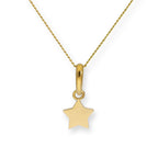 Halskette aus 9 Karat Gold mit Stern-Anhänger