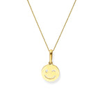 9 Karat Gold Anhänger mit zwinkerndem Smiley