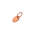 9 Karat Roségold Oval Armband Tag