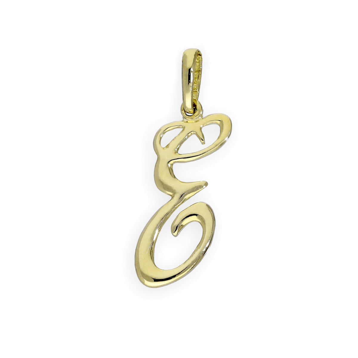 9 Karat Gold Fancy Kalligraphie-Buchstabenanhänger A - Z
