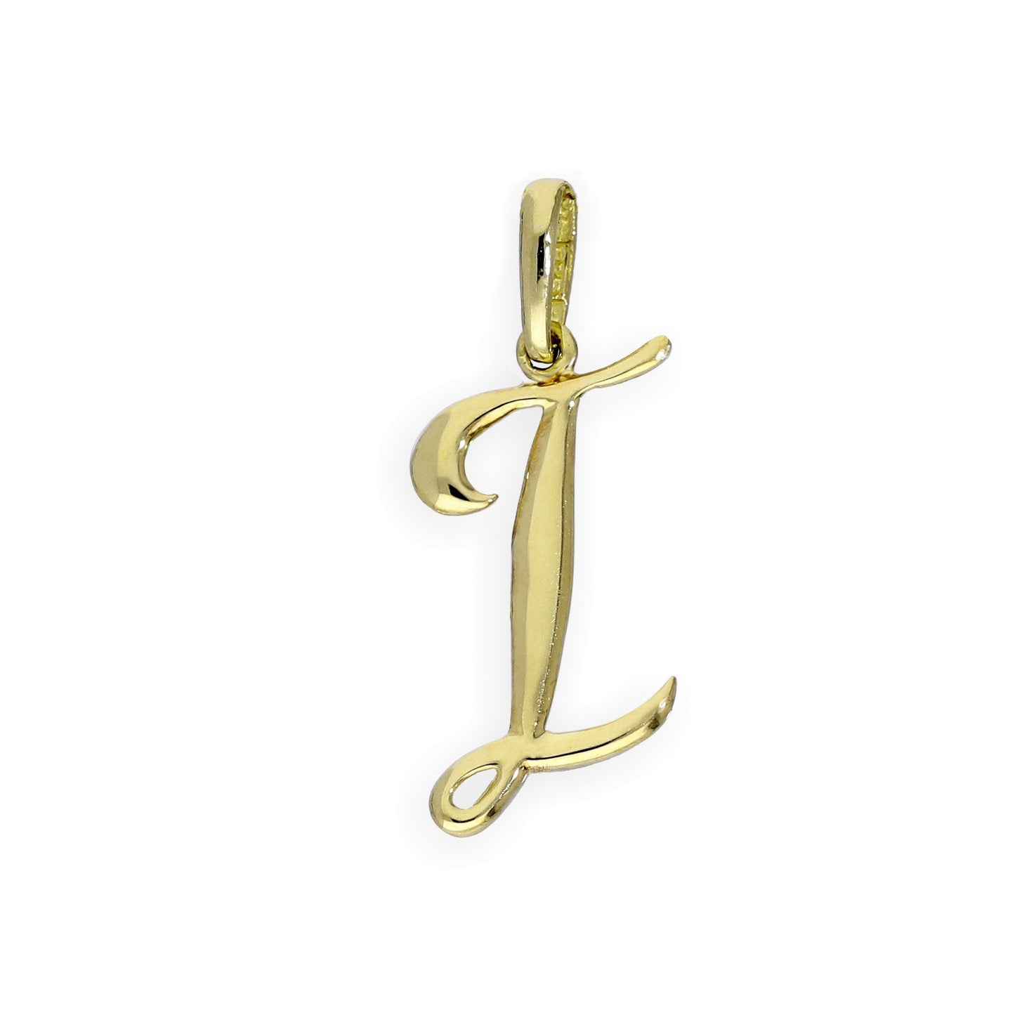 9 Karat Gold Fancy Kalligraphie-Buchstabenanhänger A - Z