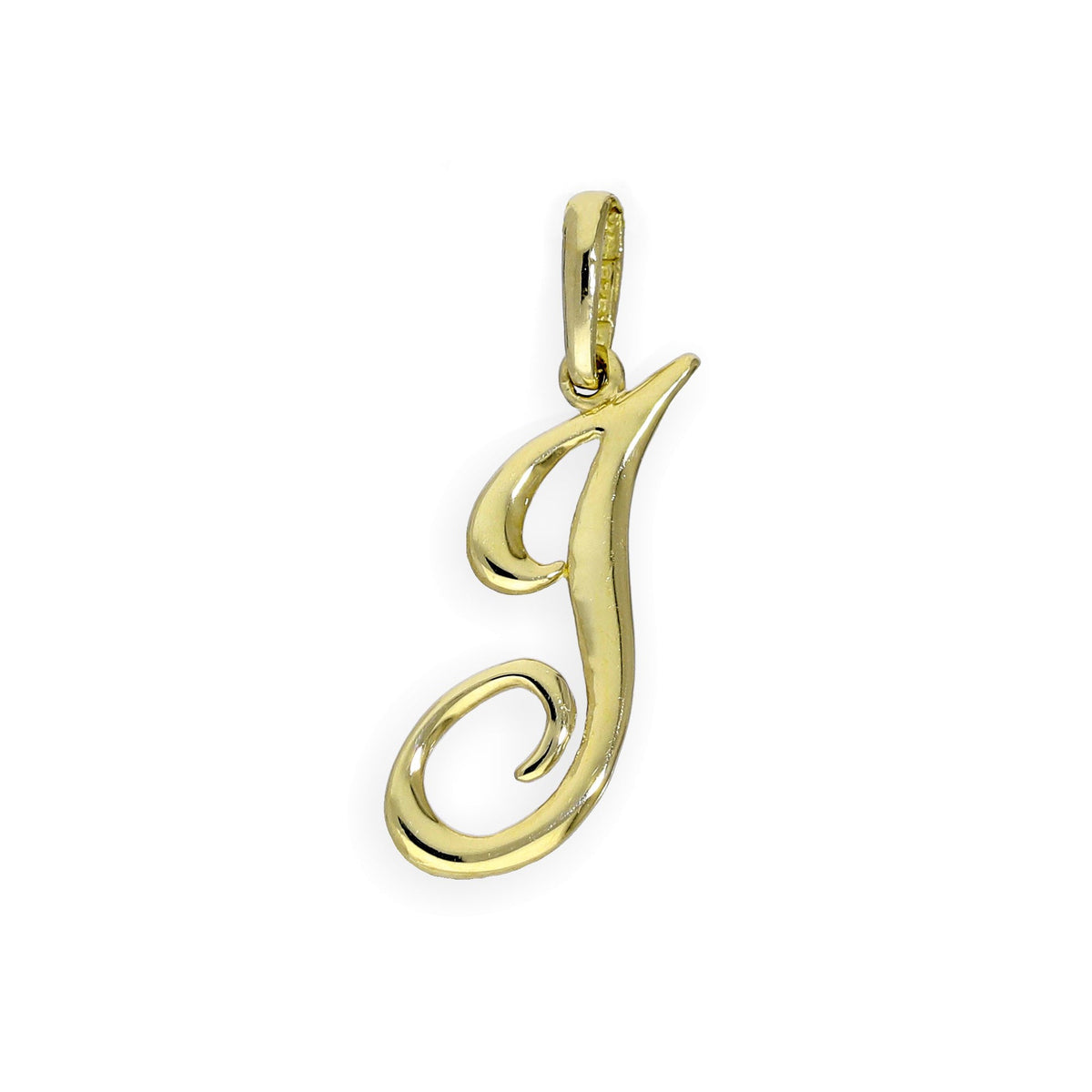 9 Karat Gold Fancy Kalligraphie-Buchstabenanhänger A - Z