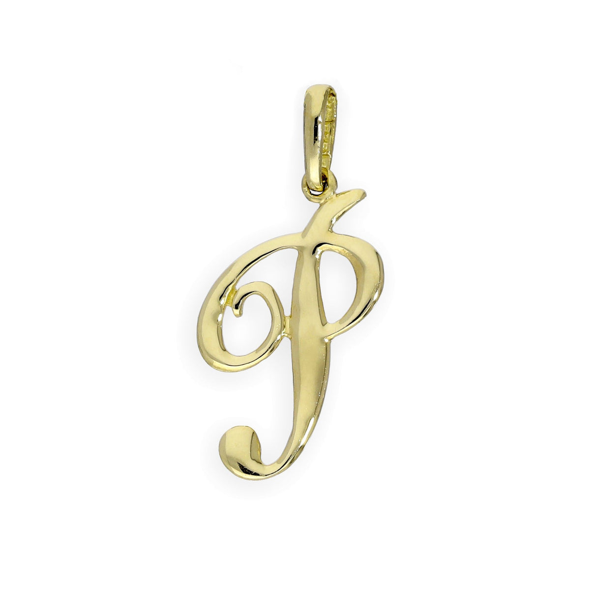 9 Karat Gold Fancy Kalligraphie-Buchstabenanhänger A - Z