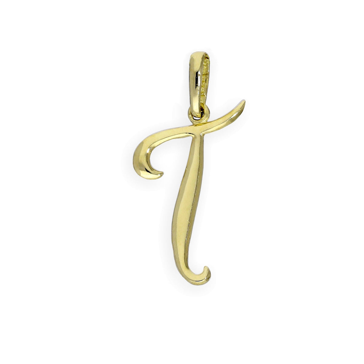 9 Karat Gold Fancy Kalligraphie-Buchstabenanhänger A - Z