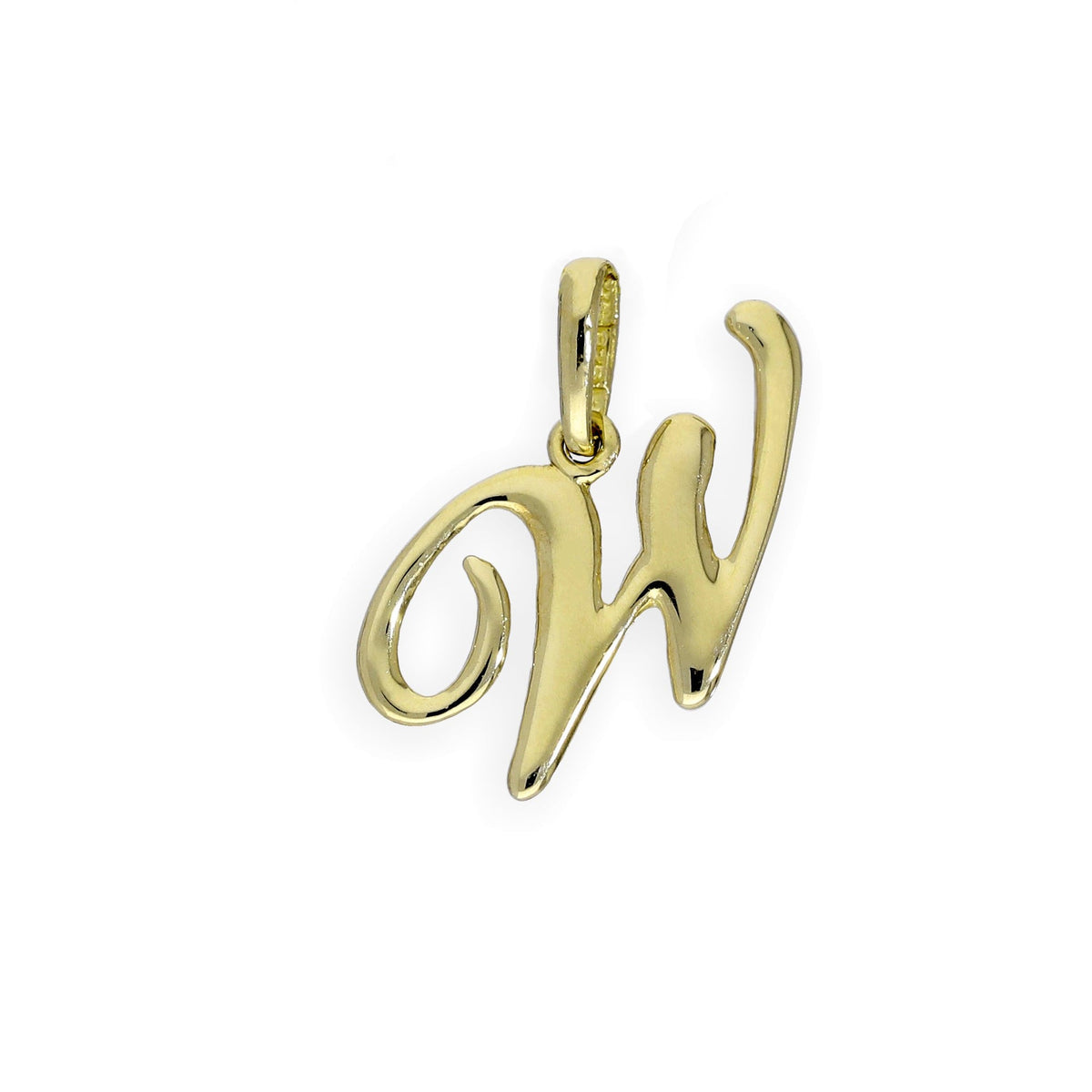 9 Karat Gold Fancy Kalligraphie-Buchstabenanhänger A - Z