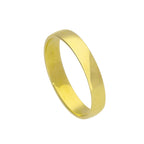 9 Karat Gold gravierbarer 4 mm Ehering Größe I–U