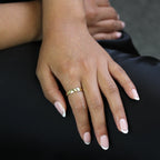 9 Karat Gold gravierbarer 4 mm Ehering Größe I–U