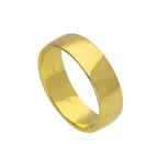 9 Karat Gold gravierbarer 6 mm Ehering Größe I–U