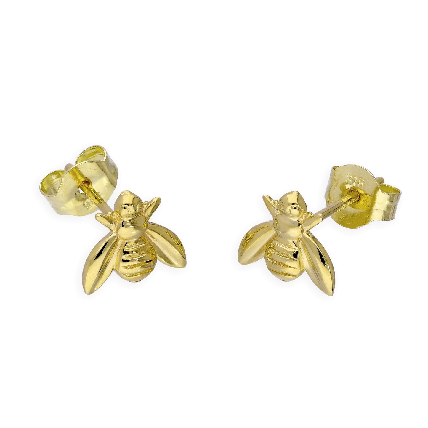 9 Karat Gold Biene Ohrstecker