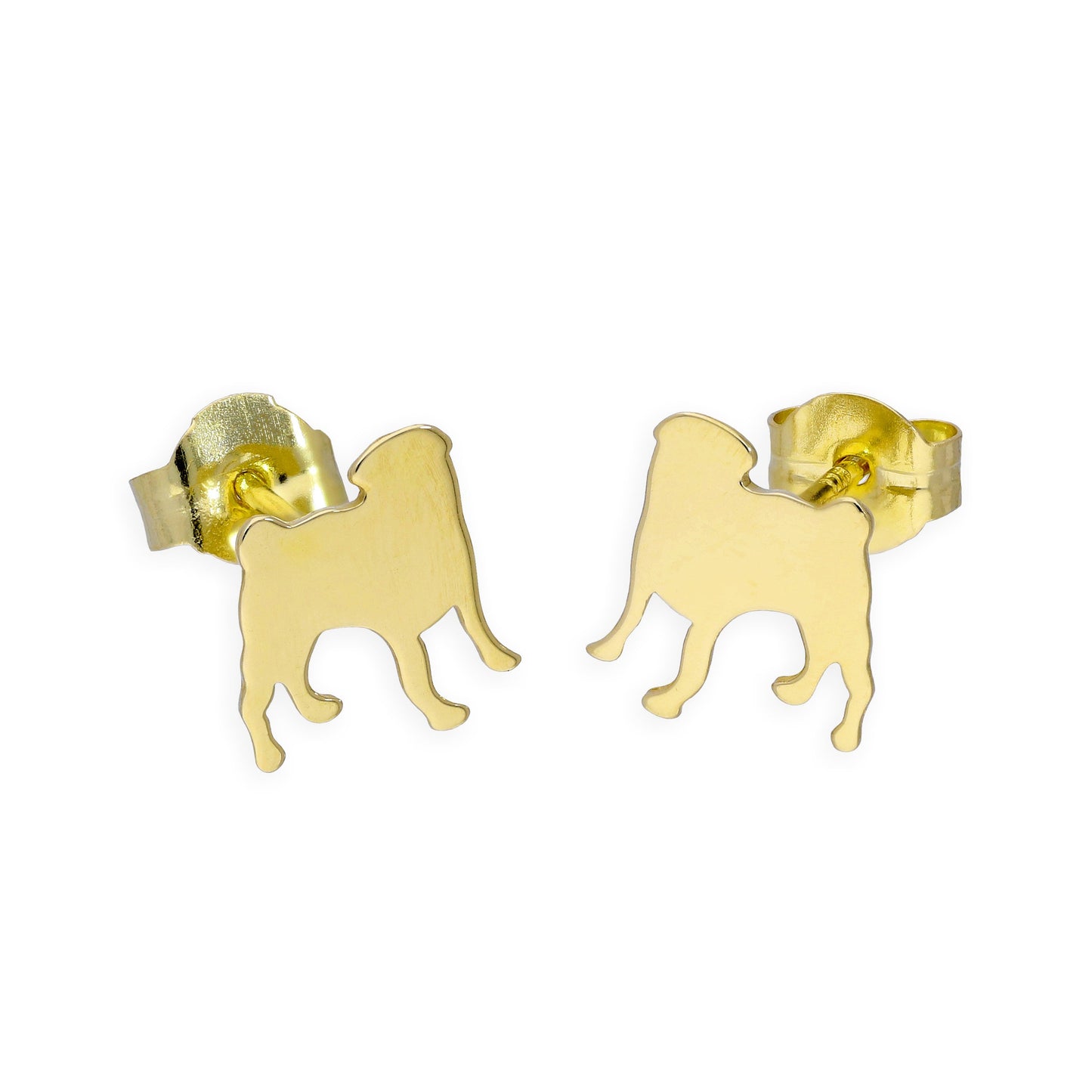 9 Karat Gold Rottweiler Ohrstecker