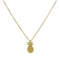 Anhänger aus 9 Karat Gold in Ananasform, 16–20 Zoll