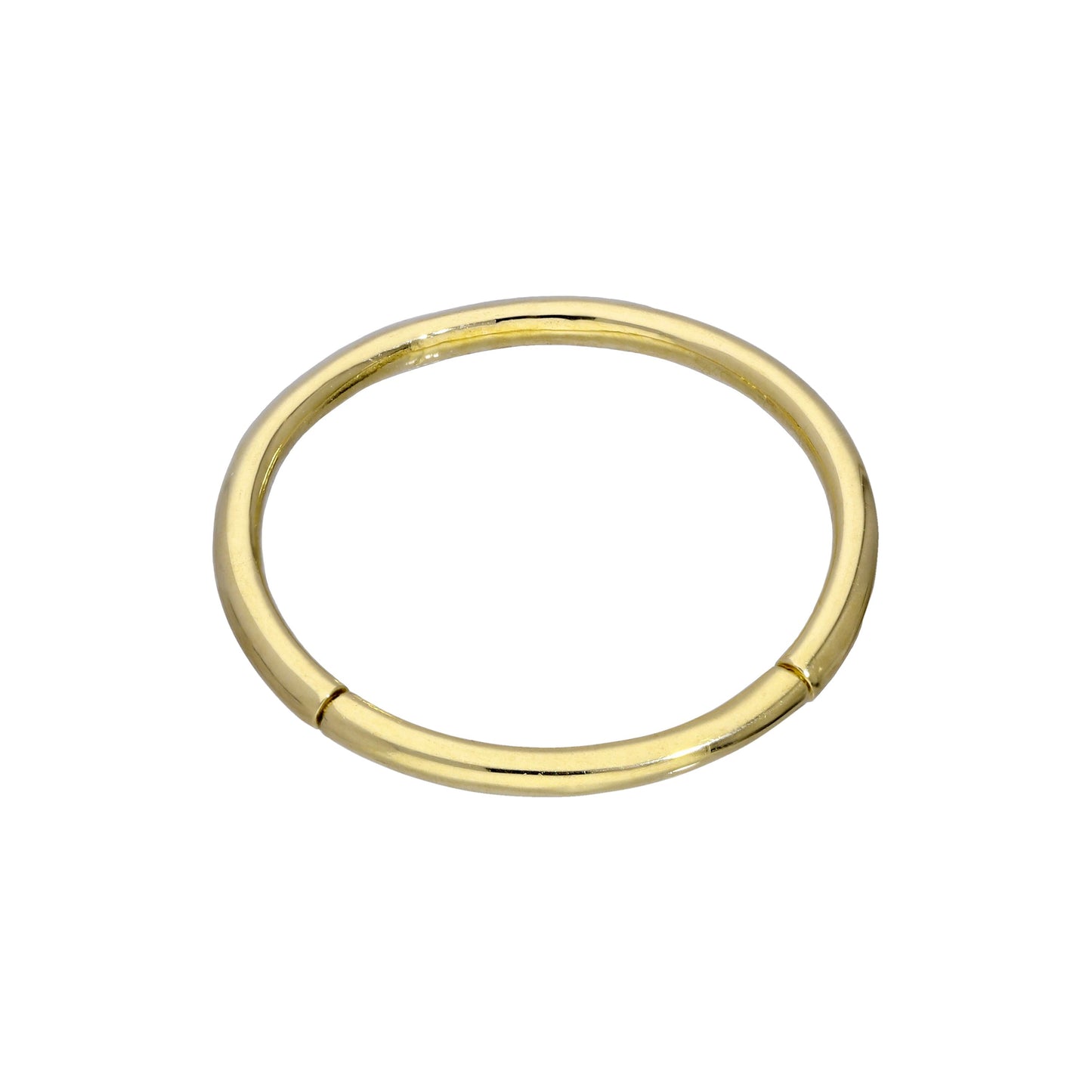 9 Karat Gold 16Ga Segment Ring Körperschmuck