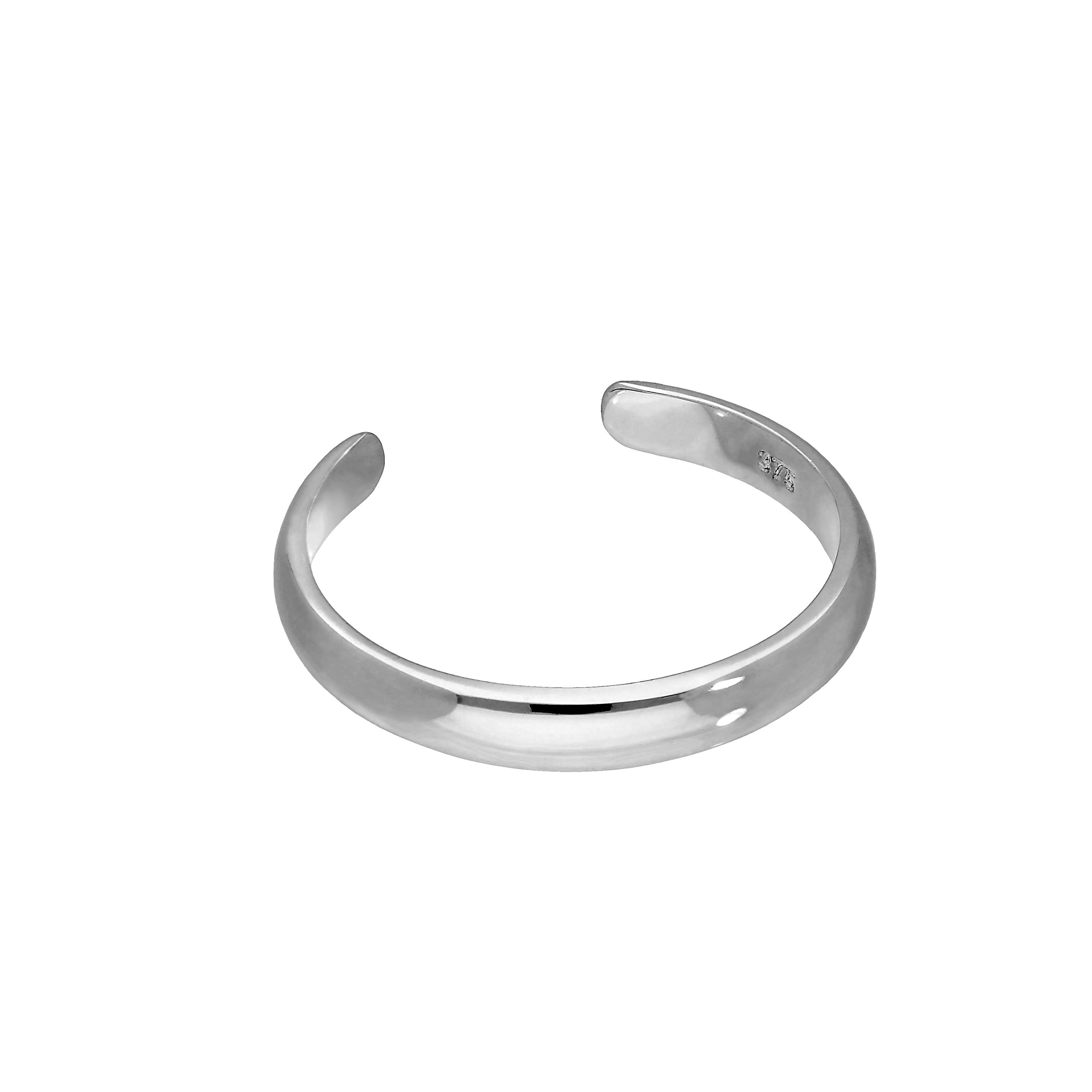 9 Karat Weißgold Verstellbar Zehenring