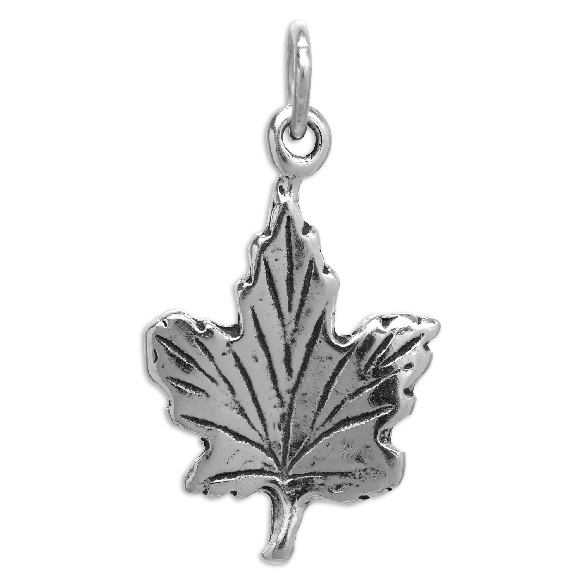 Sterlingsilber Ahornblatt Anhänger