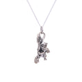 Halskette aus Sterlingsilber mit Teufel