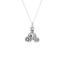 Sterlingsilber Prinzessin Kürbis Kutsche Halskette
