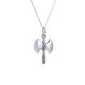 Sterlingsilber Streitaxt Halskette