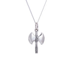 Sterlingsilber Streitaxt Halskette