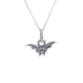 Sterlingsilber Winzig Fledermaus Halskette