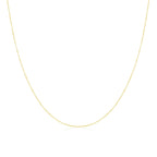 9 Karat Gelbgold Hammered Trace Chain 40 - 60 cm