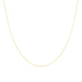 9 Karat Gelbgold Hammered Trace Chain 40 - 60 cm