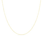9 Karat Gelbgold Hammered Trace Chain 40 - 60 cm