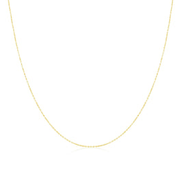 9 Karat Gelbgold Hammered Trace Chain 40 - 60 cm