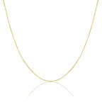 9 Karat Gold Boxkette 40–55 cm