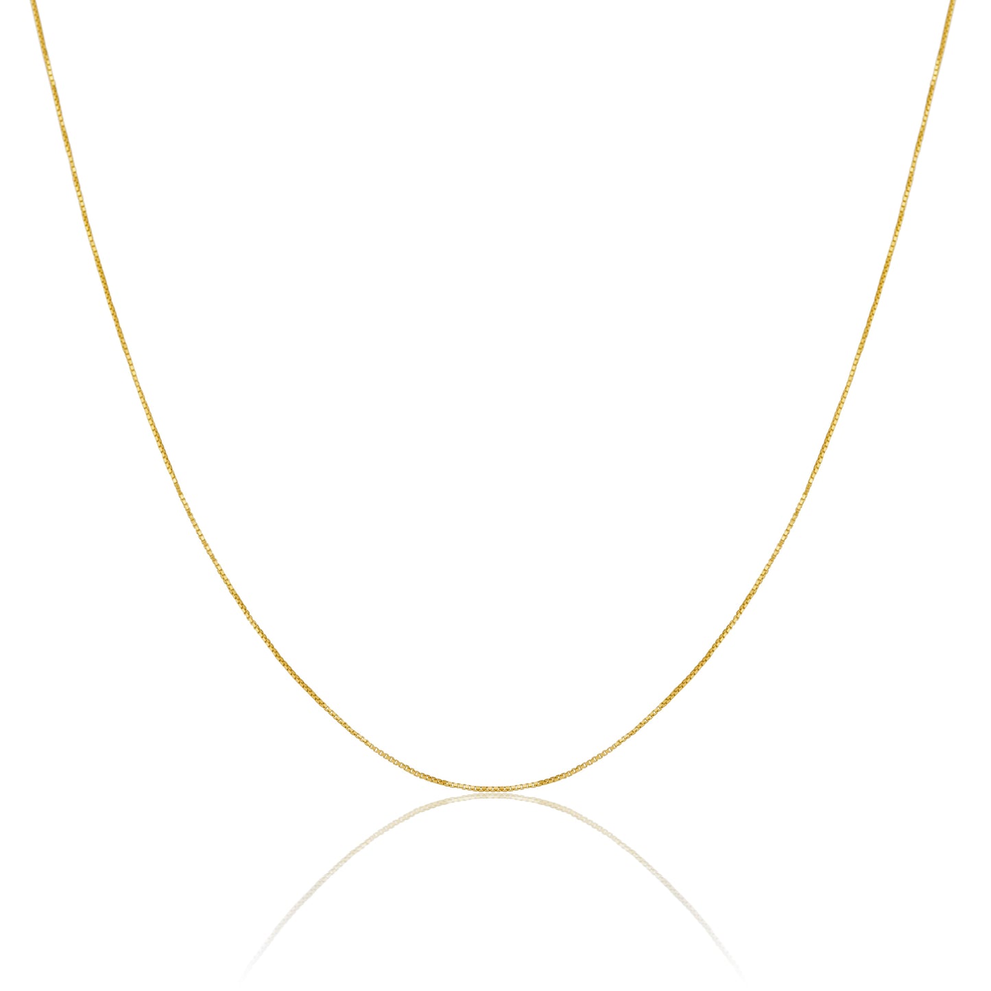 9 Karat Gold Kastenkette 40,5 - 56cm