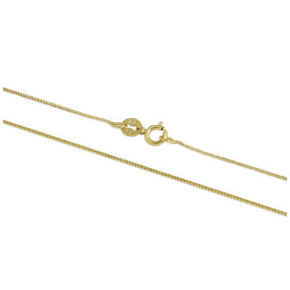 9 Karat Gold Kastenkette 40,5 - 56cm