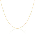 Facettierte Kette aus 9 Karat Gold, 40–55 cm