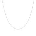 9 Karat Weißgold, facettierte Trace-Kette, 16–22 Zoll