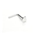 Sterlingsilber 3 mm Herz L - förmig Nasenstecker